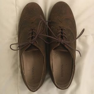 Faux Leather Brogues